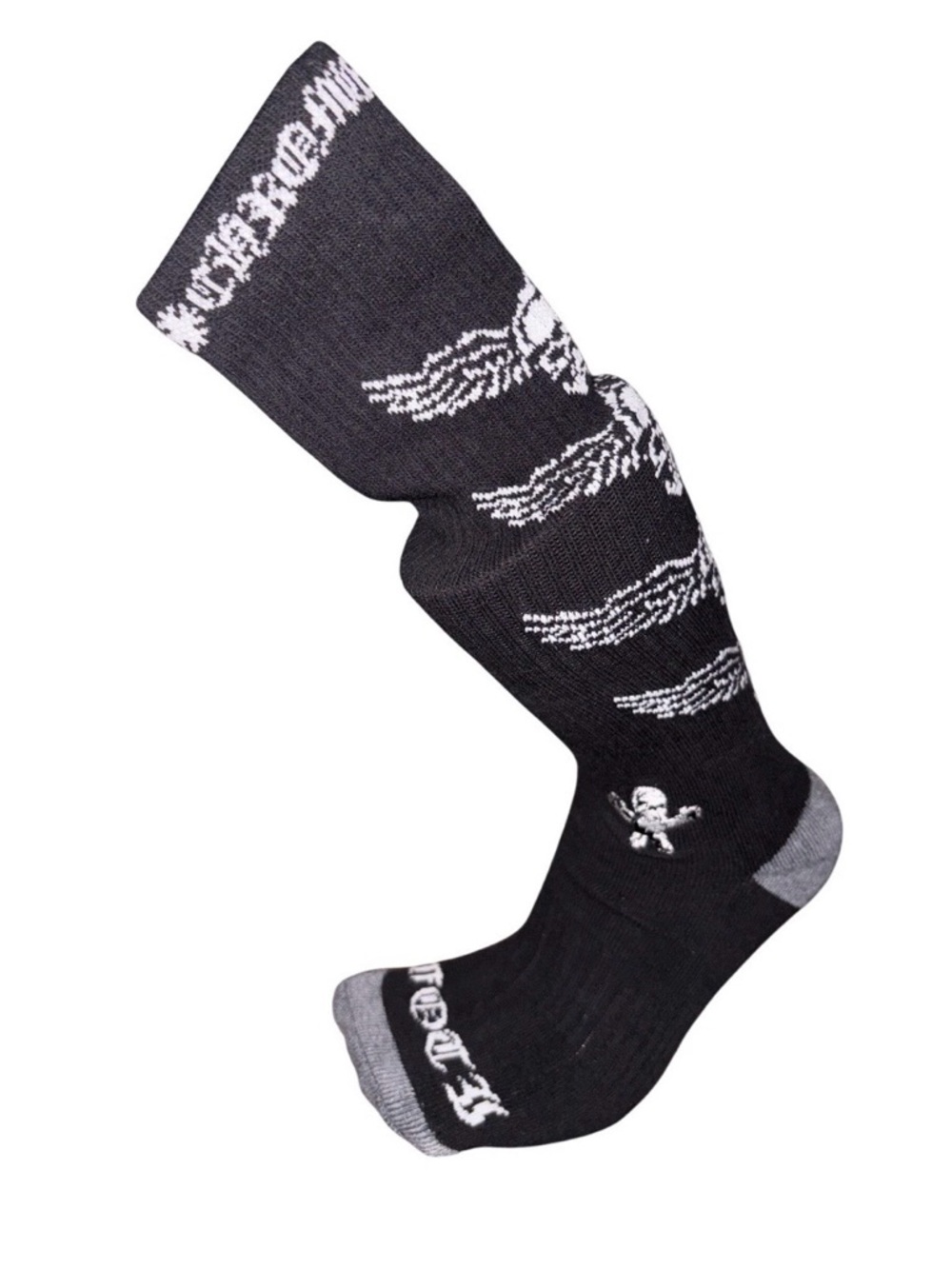 Chrome Hearts FOTI Socks Black Wing Skeleton Jarvis Harris Teeter Medium Sz
5-9